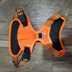 Funfox Orange Reflective Dog Harness Size L